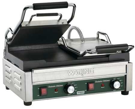 Waring Commercial Grill Toasting Dual Flat 240V; 1 Each