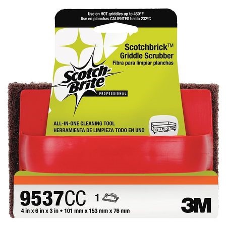 Scotch Brite Scrubber Brick Griddle; 1 Count; 4 Per Box; 3 Per Case - High Mart Wholesale