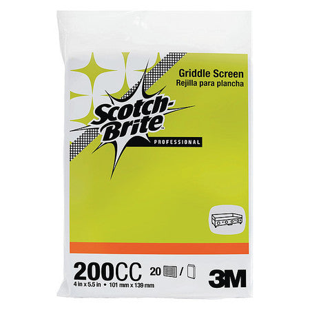 Scotch Brite Pad Screen Griddle Fiberglass 4X5.5; 1 Count; 10 Per Case - High Mart Wholesale