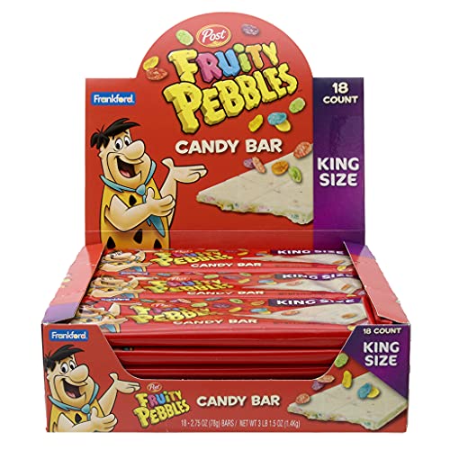 Frankford Candy Fruity Pebbles Bar; 2.75 Ounces; 18 Per Box; 6 Per Case - High Mart Wholesale