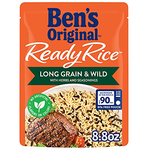 Ben's Original Long Grain & Wild Original Ready Rice; 8.8 Ounces; 12 Per Case - High Mart Wholesale