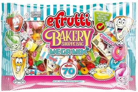 Efrutti Bakery Shoppe Mega Mix; 70 Piece; 6 Per Case - High Mart Wholesale