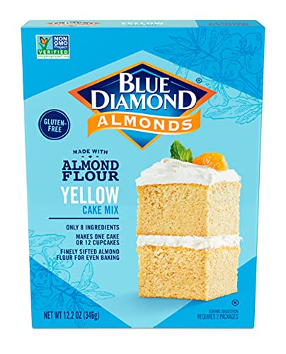 Blue Diamond Baking Mix Yellow Cake; 12.2 Ounces; 6 Per Case - High Mart Wholesale