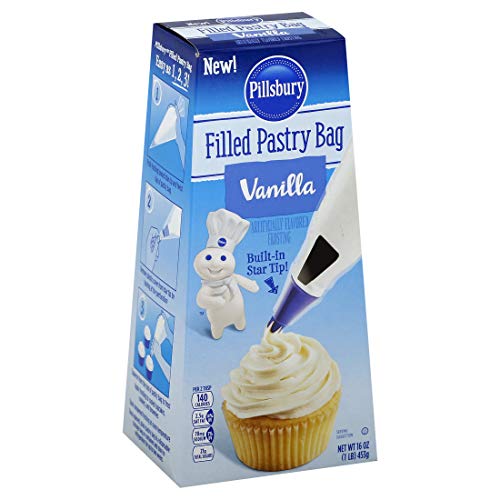 Pillsbury Frosting Vanilla Pastry Bag; 16 Ounces; 6 Per Case