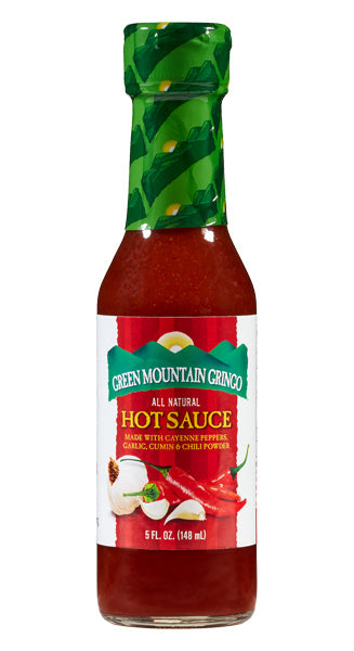 Green Mountain Gringo All Natural Hot Sauce Bottle; 5 Fluid Ounce; 12 Per Case - High Mart Wholesale