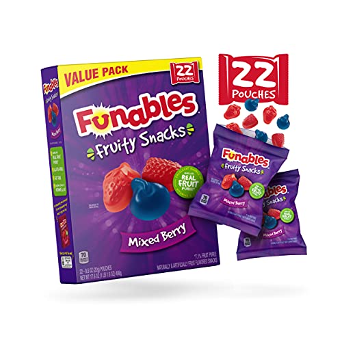 Fruity Snacks Funables Mixed Berry; 17.6 Ounce; 5 Per Case - High Mart Wholesale