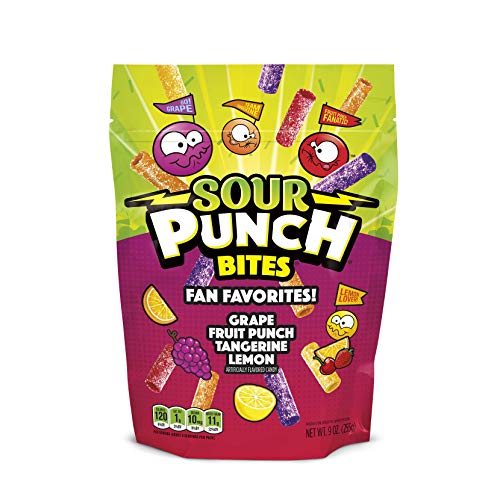 Sour Punch Bites Fan Favorites; 9 Ounce; 12 Per Case - High Mart Wholesale