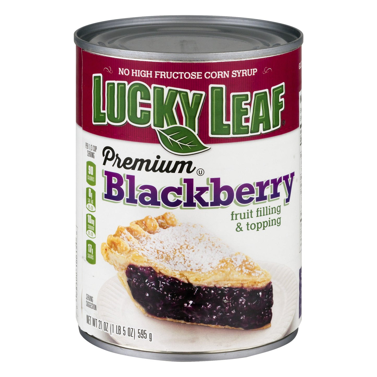 Lucky Leaf Pie Filling Premium Blackberry; 21 Ounces; 8 Per Case