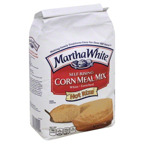 Martha White Cornmeal Self Rising Mix; 5 Pounds; 8 Per Case