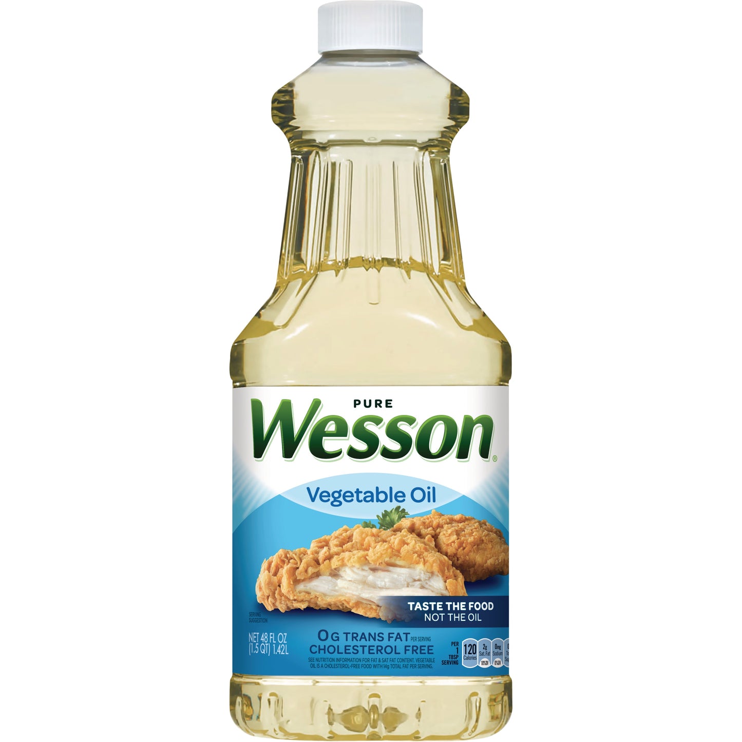 Wesson Vegetable Oil; 48 Fluid Ounces; 9 Per Case