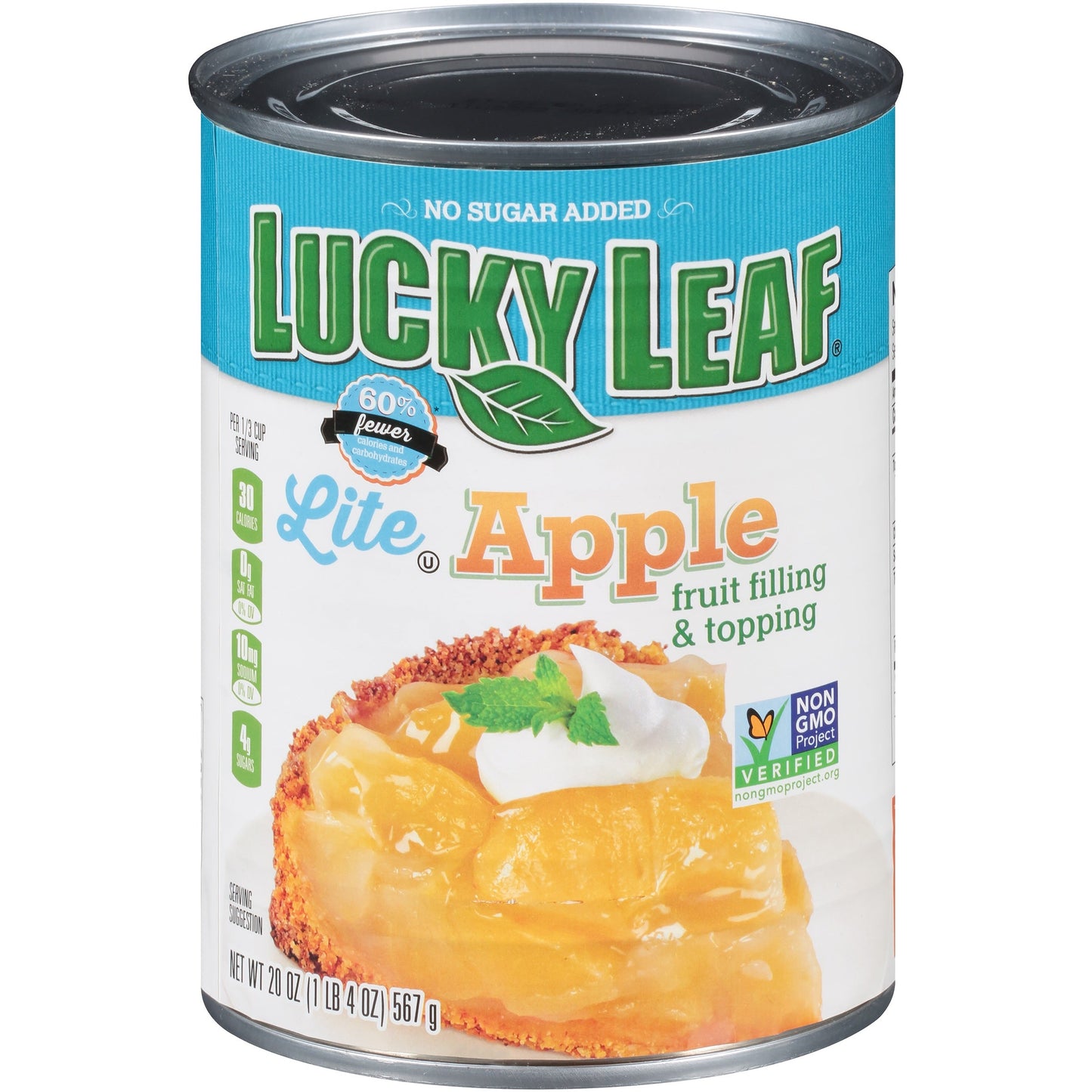 Lucky Leaf Pie Filling No Sugar Added Apple; 20 Ounces; 8 Per Case