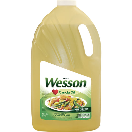 Wesson Canola Oil; 1 Gallon; 4 Per Case