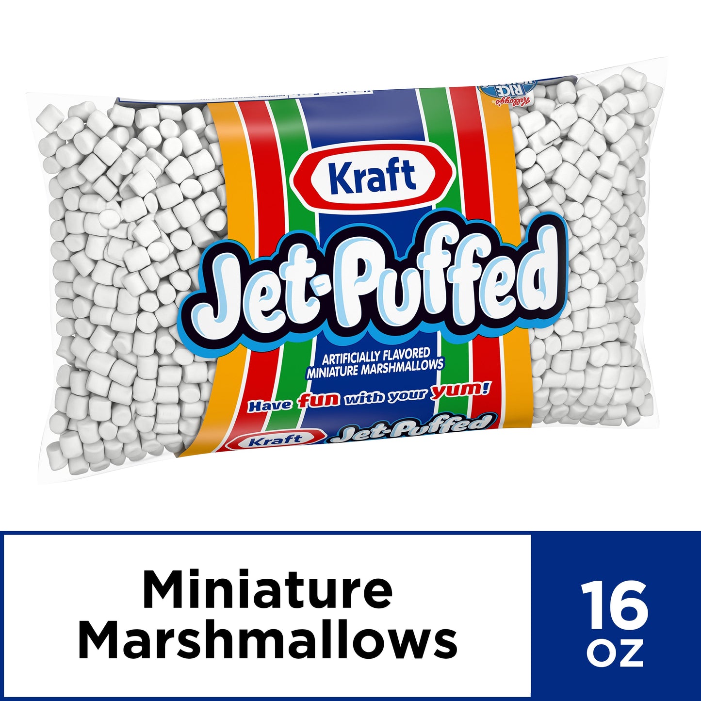 Jet-Puffed Mini Marshmallow White; 1 Pound; 12 Per Case - High Mart Wholesale