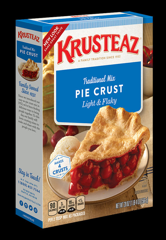 Krusteaz Pie Crust Mix; 20 Ounces; 12 Per Case - High Mart Wholesale