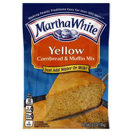 Martha White Yellow Cornbread Mix; 6.5 Ounces; 12 Per Case