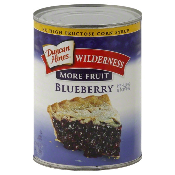 Wilderness Pie Filling Blueberry More Fruit; 21 Ounces; 12 Per Case - High Mart Wholesale