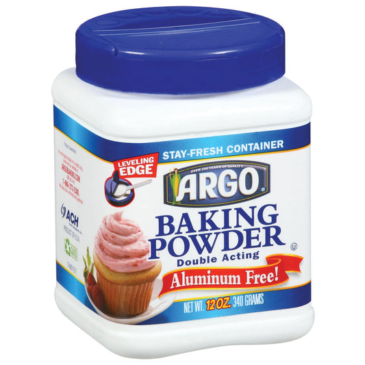 Argo Double Acting Baking Powder; 12 Ounce; 12 Per Case - High Mart Wholesale