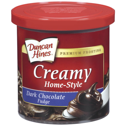 Duncan Hines Duncan Hines Dark Chocolate Fudge Frosting; 16 Ounces; 8 Per Case - High Mart Wholesale