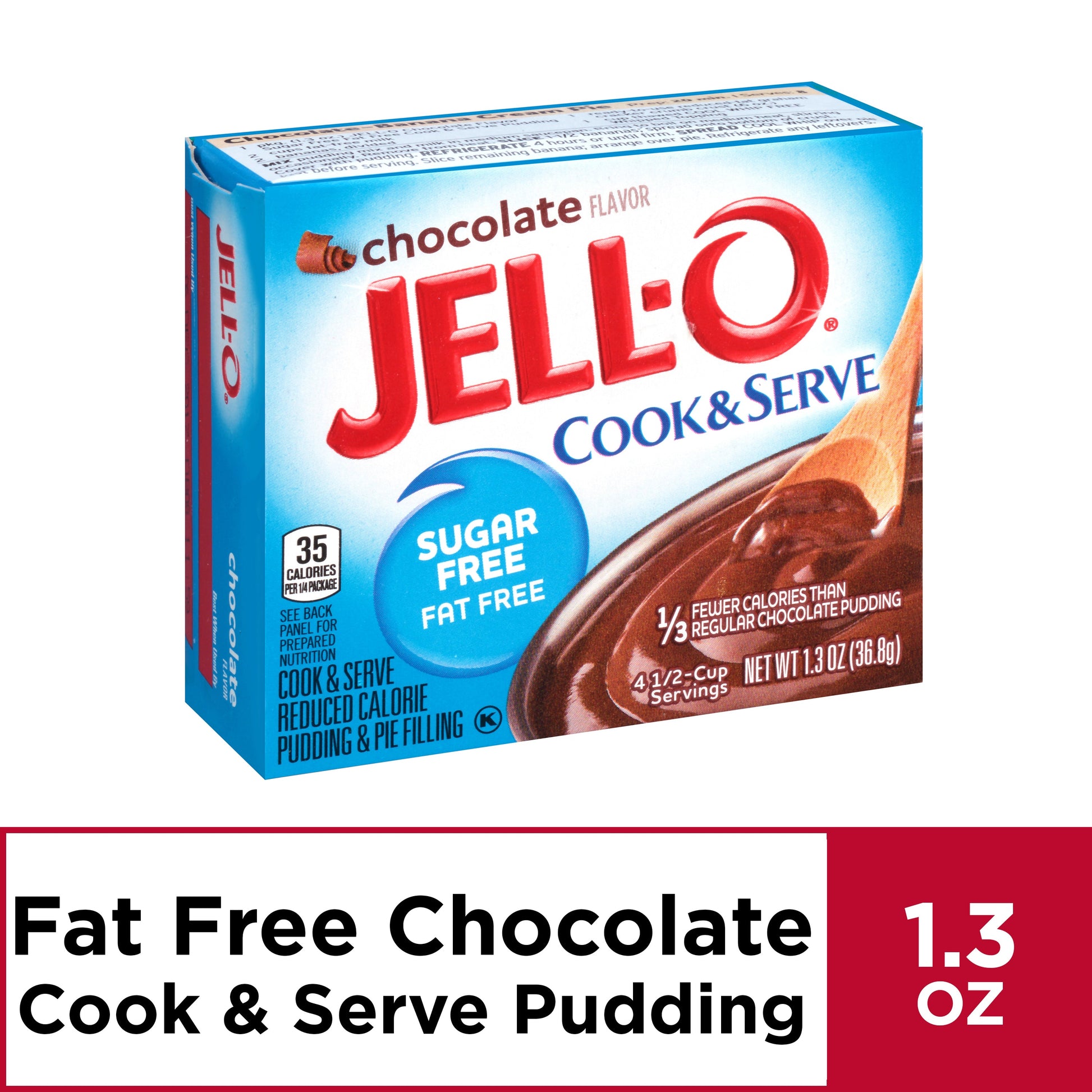 Jell-O Snack Jello Instant Pudding Sugar Free Chocolate; 1.3 Ounces; 24 Per Case - High Mart Wholesale