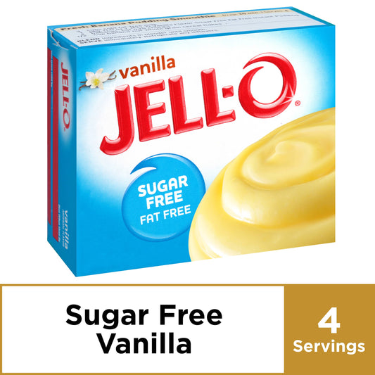 Jell-O Sugar And Fat Free; Vanilla; Instant Pudding; 1 Ounces; 24 Per Case - High Mart Wholesale