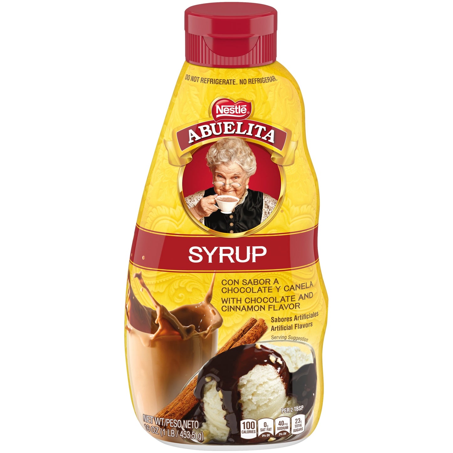 Abuelita Chocolate Cinnamon Syrup; 16 Ounces; 12 Per Case