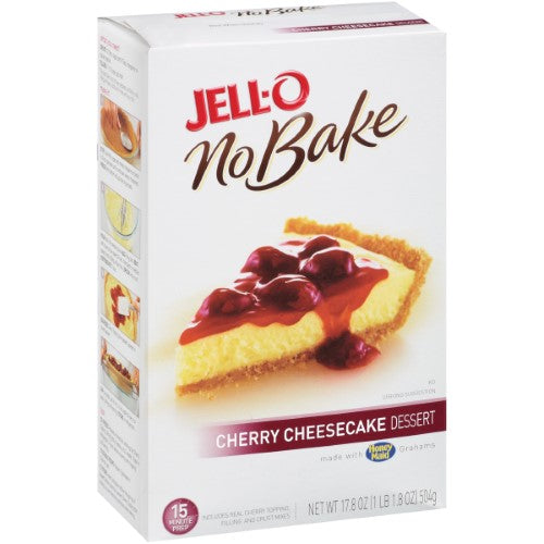 Jell-O Dessert No Bake Cherry; 1.112 Pound; 6 Per Case - High Mart Wholesale