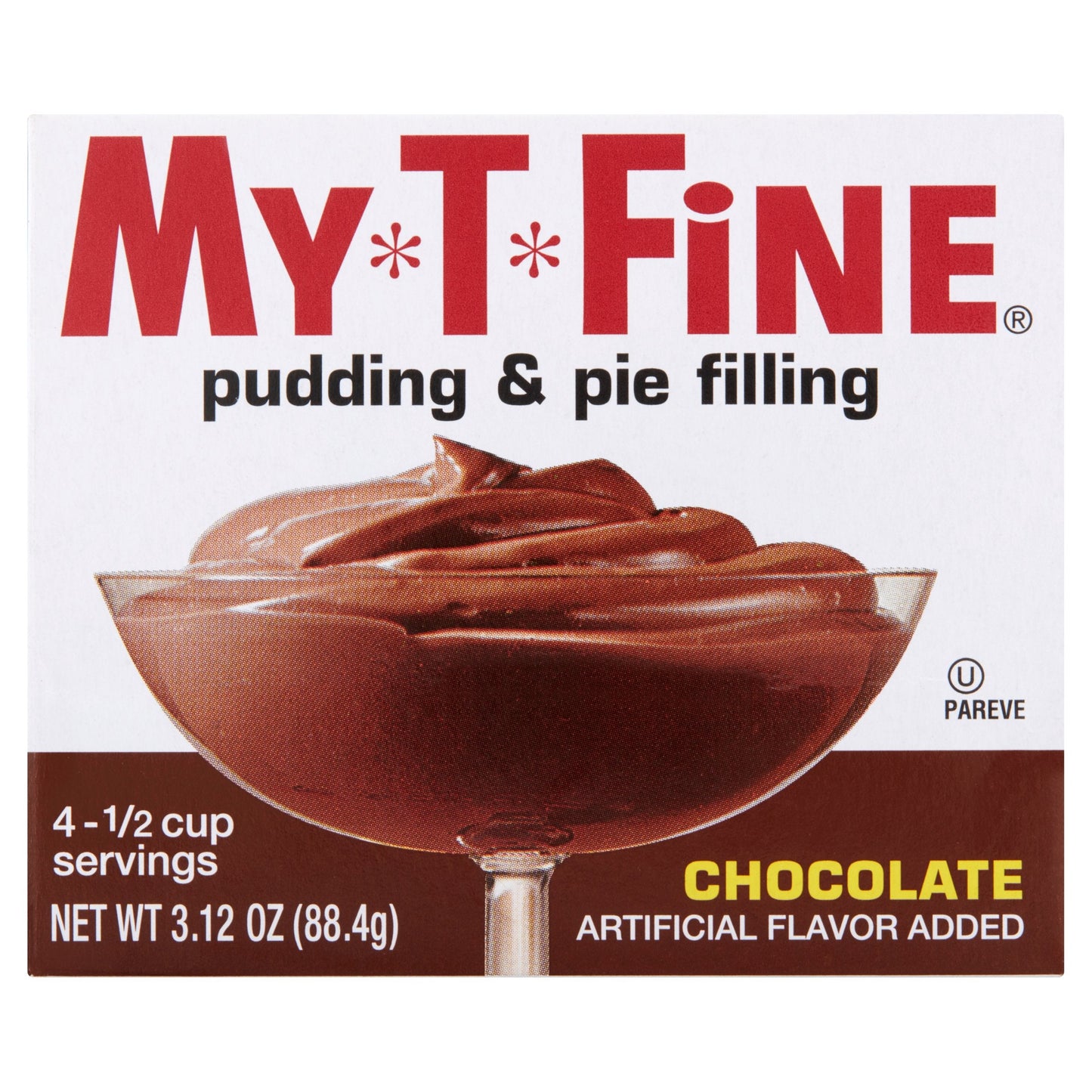 My T Fine Chocolate Pudding & Pie Filling; 3.12 Ounces; 12 Per Case - High Mart Wholesale