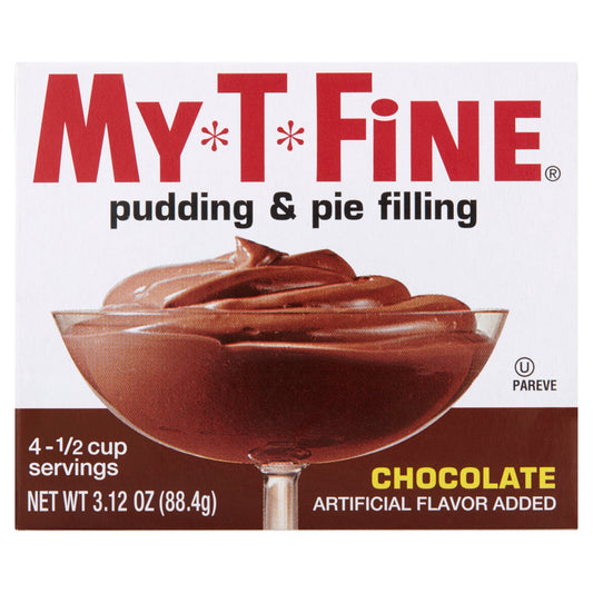 My T Fine Chocolate Pudding & Pie Filling; 3.12 Ounces; 12 Per Case - High Mart Wholesale