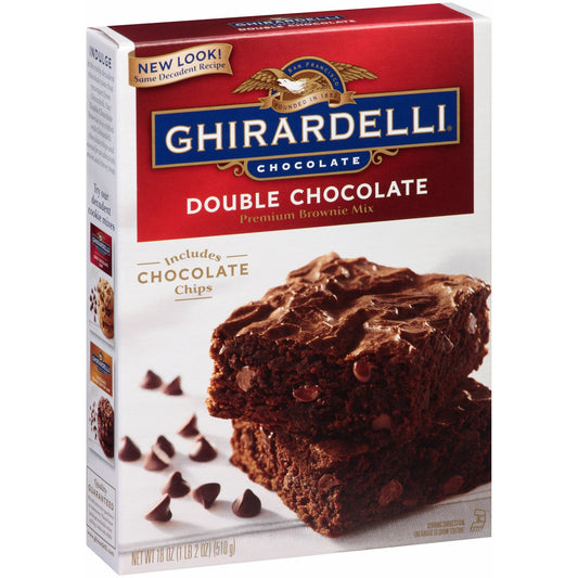 Ghirardelli Double Chocolate Brownie Mix; 18 Ounces; 12 Per Case - High Mart Wholesale
