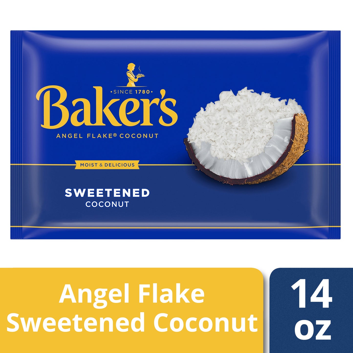 Baker's Coconut Display; 14 Ounce; 10 Per Case - High Mart Wholesale