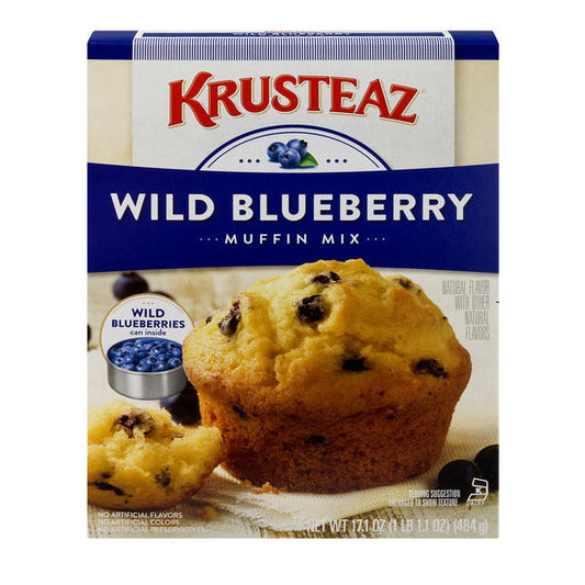 Krusteaz Muffin Wild Blueberry; 17.1 Ounces; 12 Per Case - High Mart Wholesale
