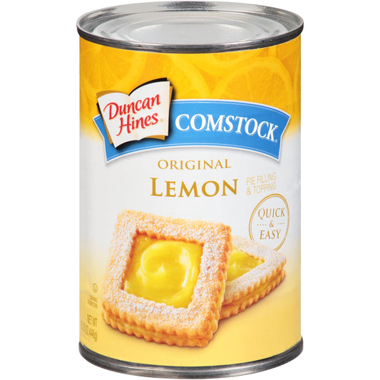 Comstock Filling Comstock Lemon; 15.75 Ounces; 12 Per Case