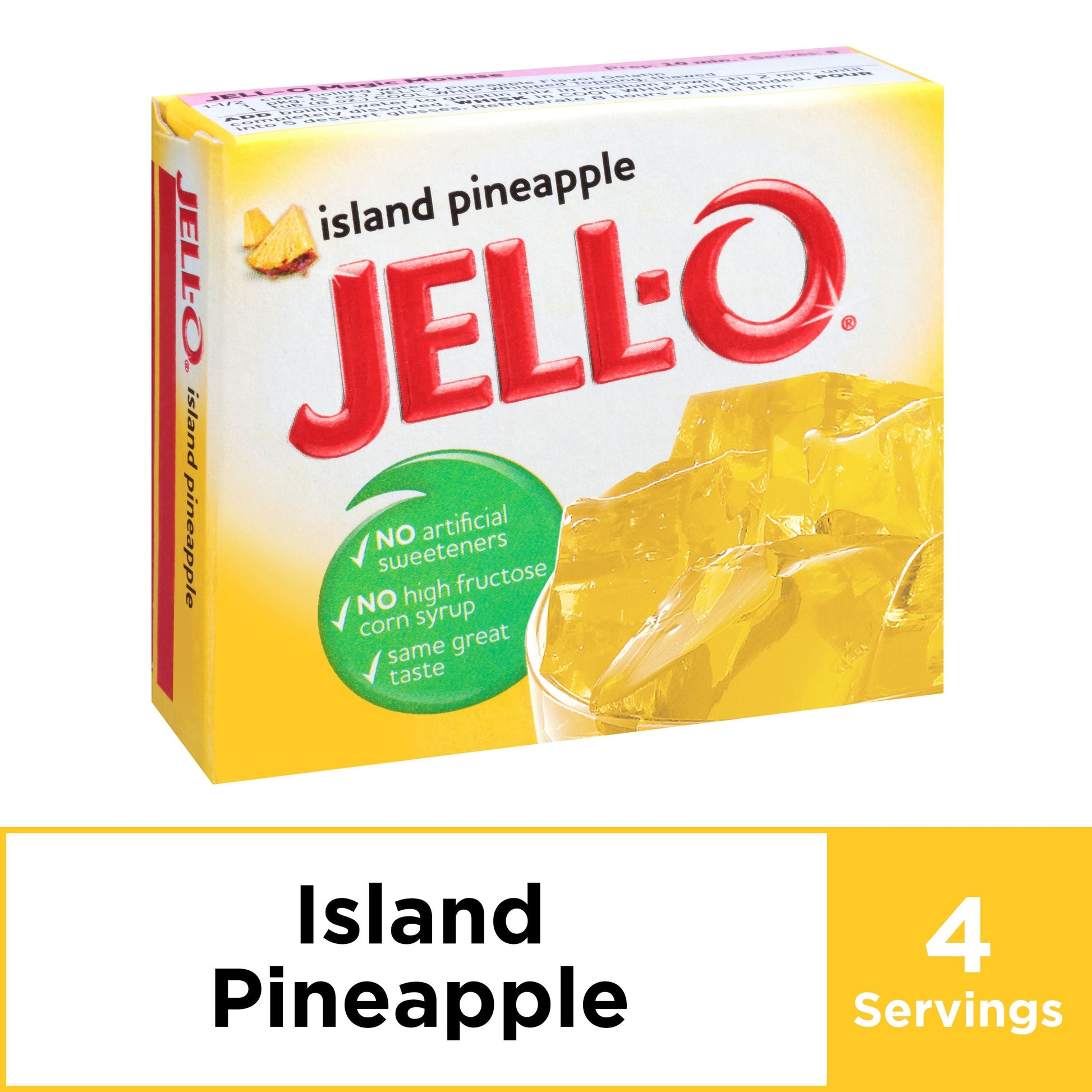 Jell-O Island Pineapple; 3 Ounce; 24 Per Case - High Mart Wholesale