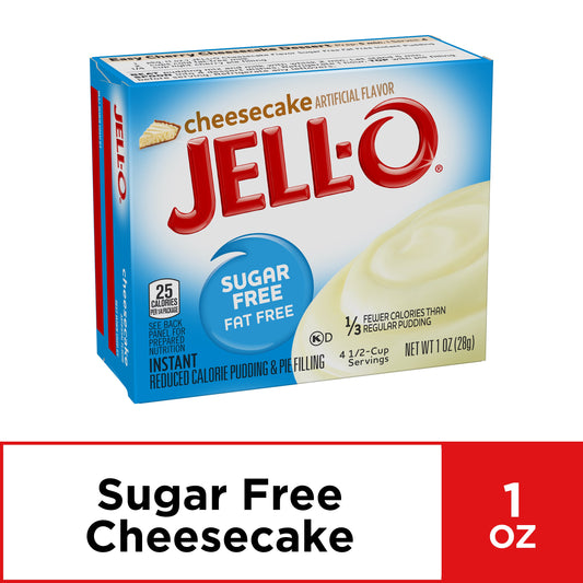 Jell-O Pudding Sugar Free Cheesecake; 1 Ounce; 24 Per Case - High Mart Wholesale