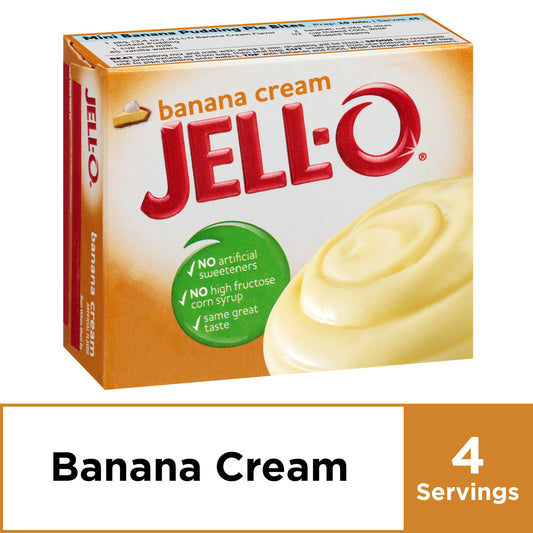 Jell-O Instant Banana Pudding; 3.4 Ounce; 24 Per Case - High Mart Wholesale