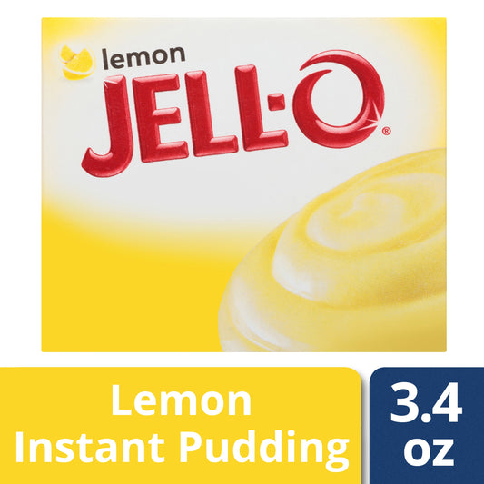 Jell-O Instant Lemon Pudding; 3.4 Ounce; 24 Per Case - High Mart Wholesale