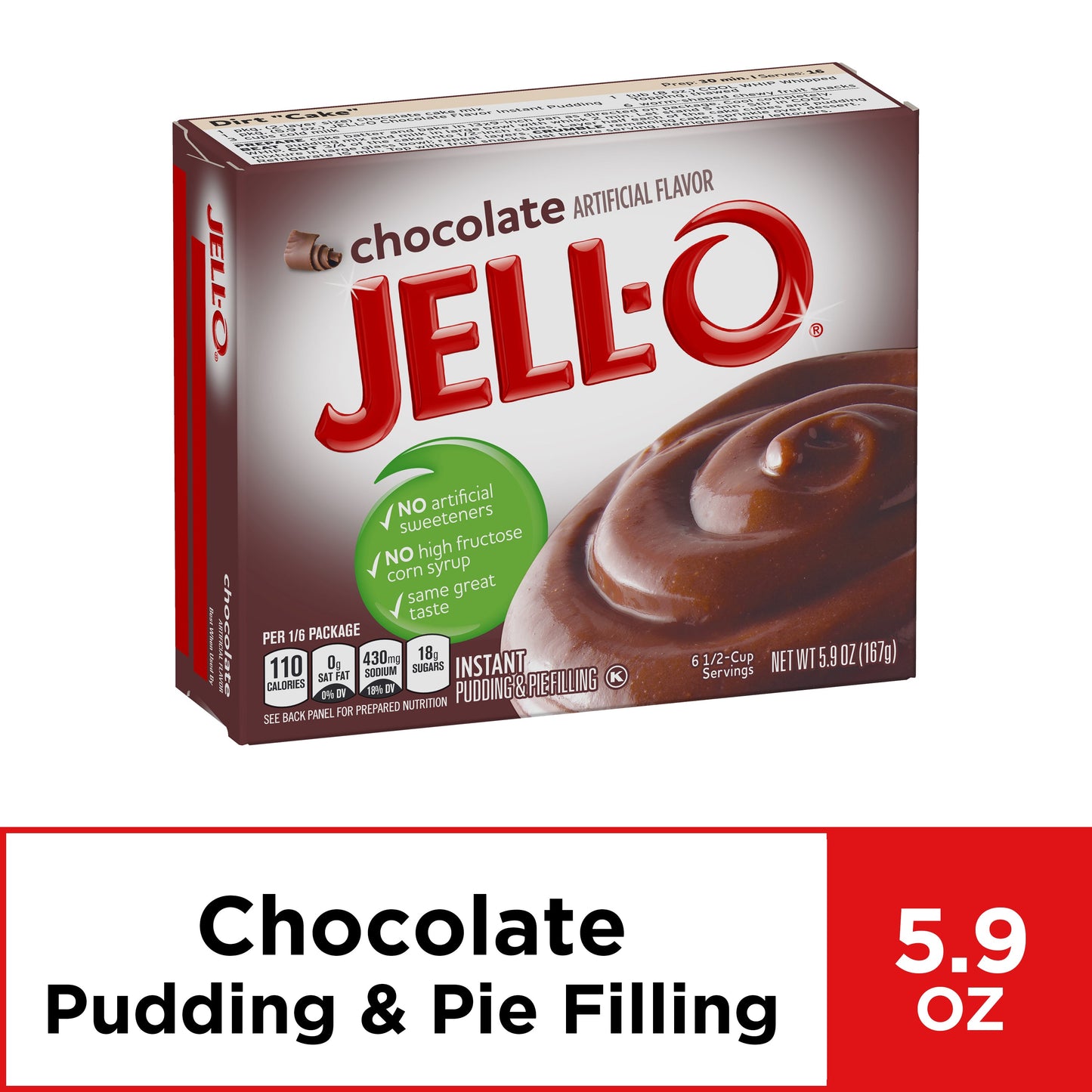 Jell-O Pudding Jello Instant Chocolate; 5.9 Ounces; 24 Per Case - High Mart Wholesale