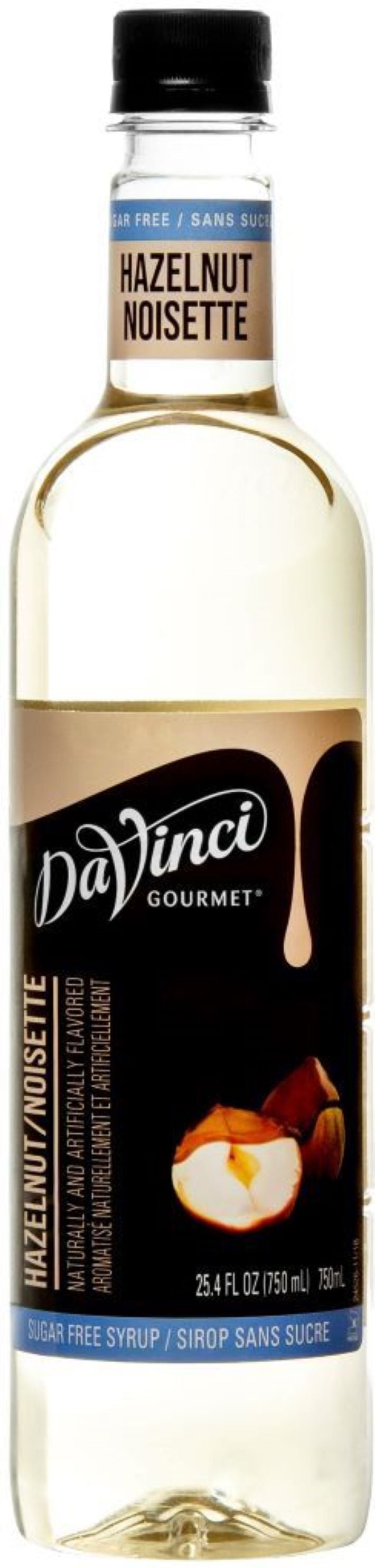 Davinci Gourmet Sugar Free Hazelnut Syrup; 750 Milileter; 4 Per Case - High Mart Wholesale