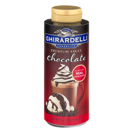Ghirardelli Chocolate Sauce; 16 Ounces; 6 Per Case - High Mart Wholesale