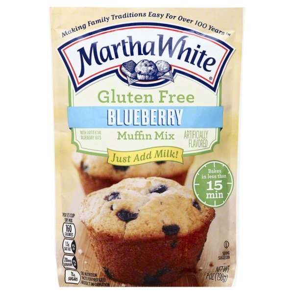 Martha White Muffin Gluten Free Blueberry; 7 Ounces; 12 Per Case