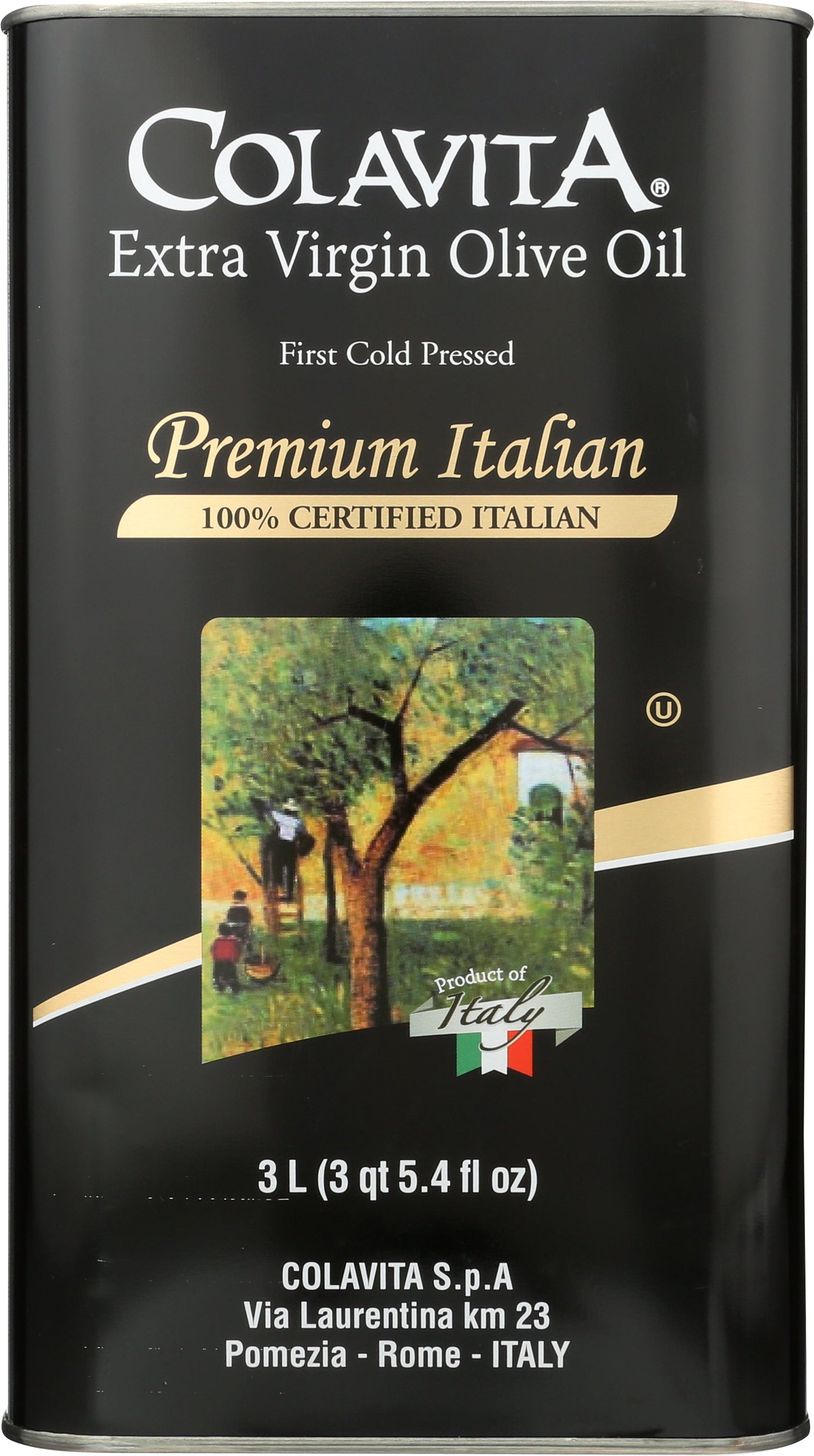 Colavita Extra Virgin Olive Oil Premium Italian; 101.4 Fluid Ounces; 4 Per Case