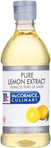 Mccormick Lemon Extract Pure; 1 Dry Pint (Us); 6 Per Case - High Mart Wholesale