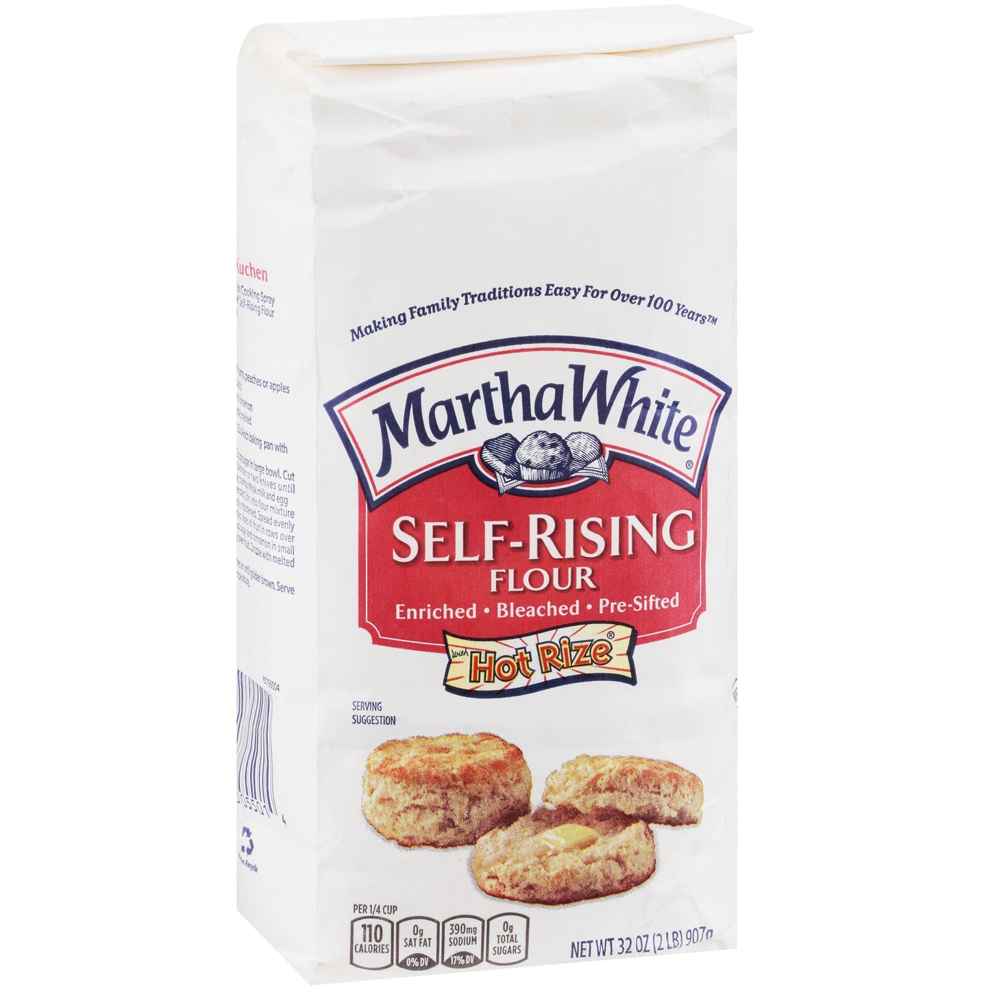 Martha White Self Rising Flour; 32 Ounces; 12 Per Case