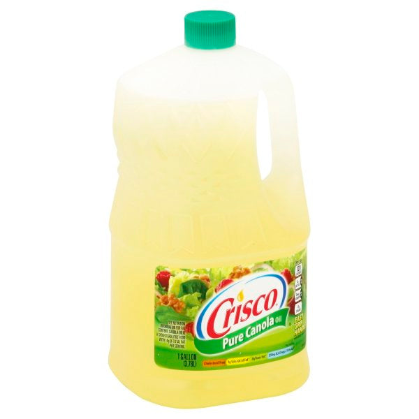 Crisco Pure Canola Oil; 1 Gallon; 4 Per Case - High Mart Wholesale