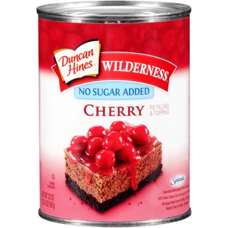 Wilderness Pie Filling Cherry No Sugar Added; 20 Ounces; 12 Per Case - High Mart Wholesale