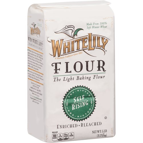 White Lily Self Rising Flour; 5 Pounds; 8 Per Case