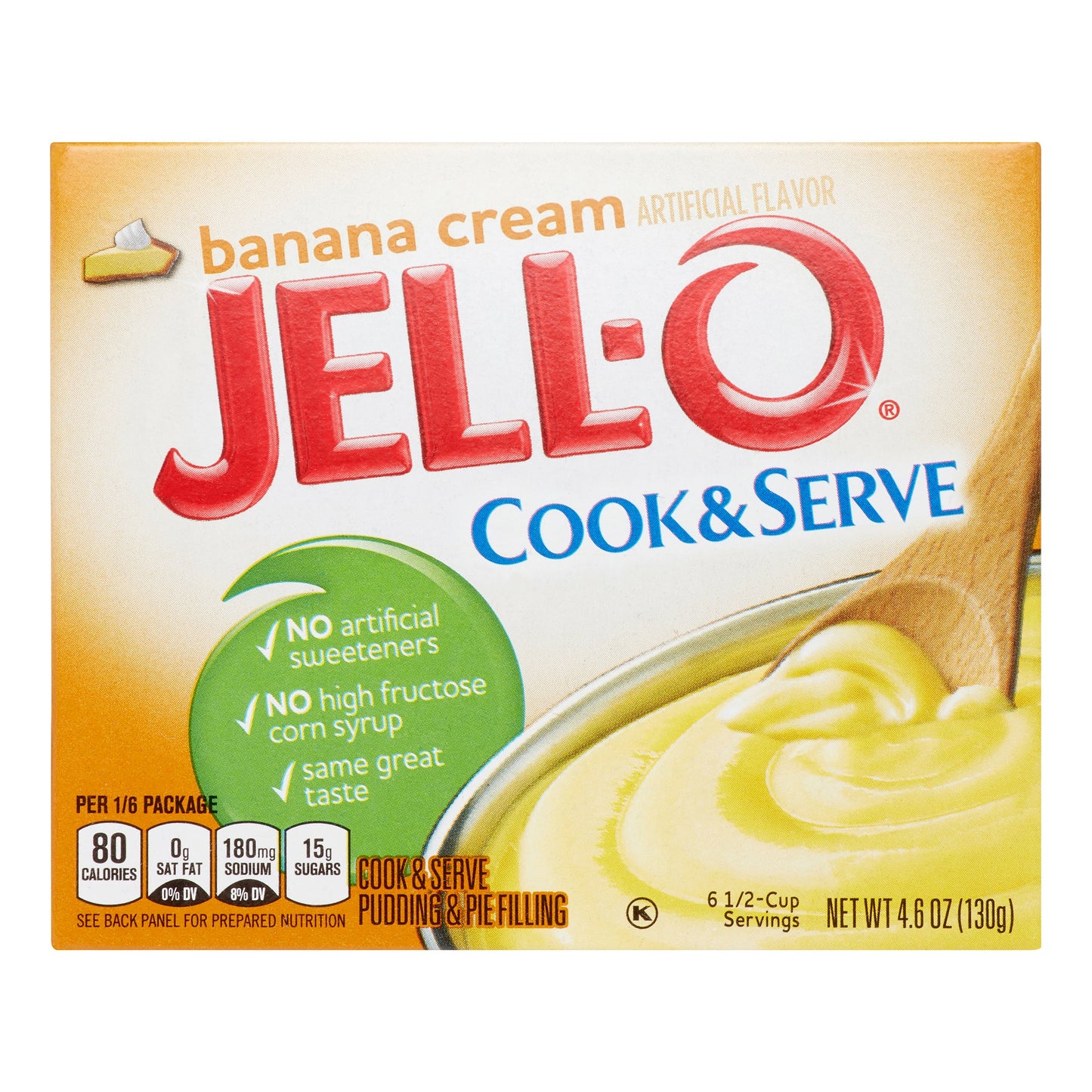 Jell-O Filling Jello Banana Pudding & Pie Filling; 4.6 Ounces; 24 Per Case