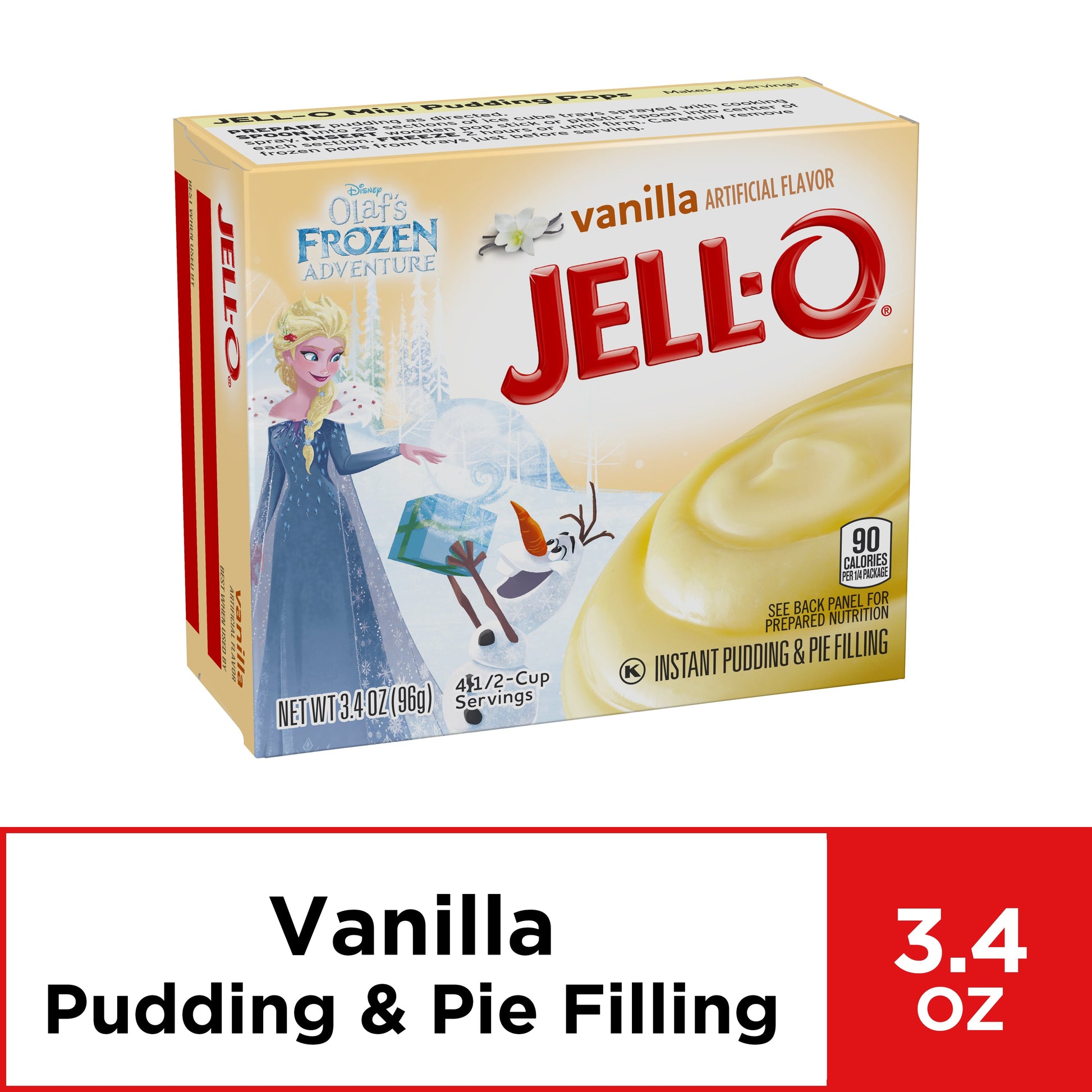 Jell-O Instant Vanilla Pudding; 3.4 Ounces; 24 Per Case - High Mart Wholesale