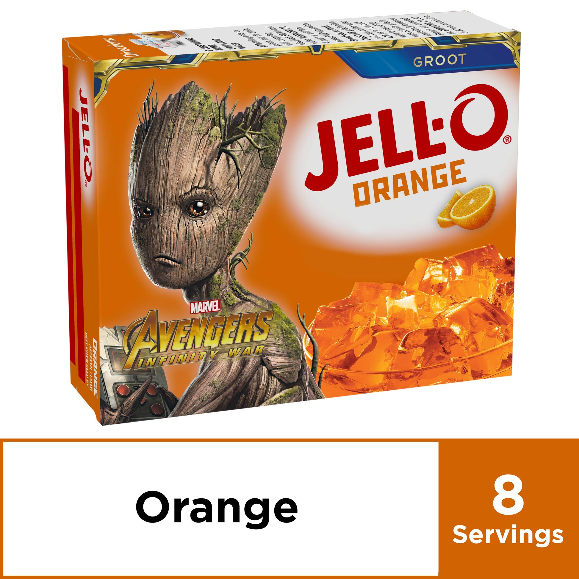 Jell-O Gelatin Jello Orange; 6 Ounces; 24 Per Case - High Mart Wholesale