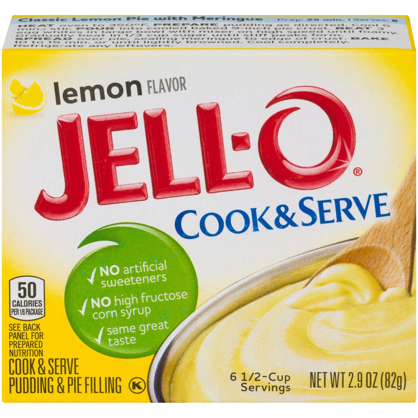 Jell-O Cook & Serve Lemon Pudding And Pie Filling; 2.9 Ounces; 24 Per Case - High Mart Wholesale